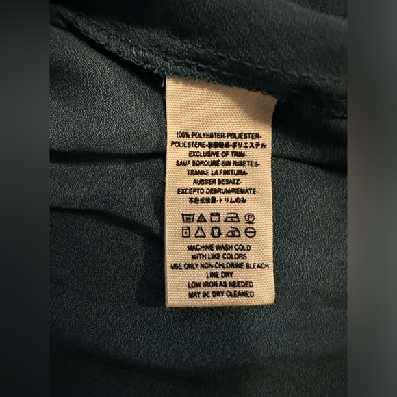 Free People Cowling Around long sleeve blouse jade size M - Picture 6 of 7